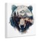 Stupell Industries Bear Head Silhouette Wall Plaque Art Design by LSR Design Studio